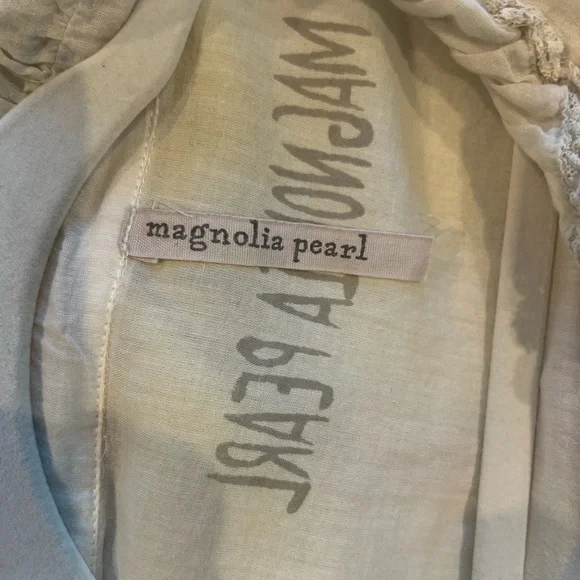 Magnolia Pearl Cream Poets Blouse - Picture 2 of 8